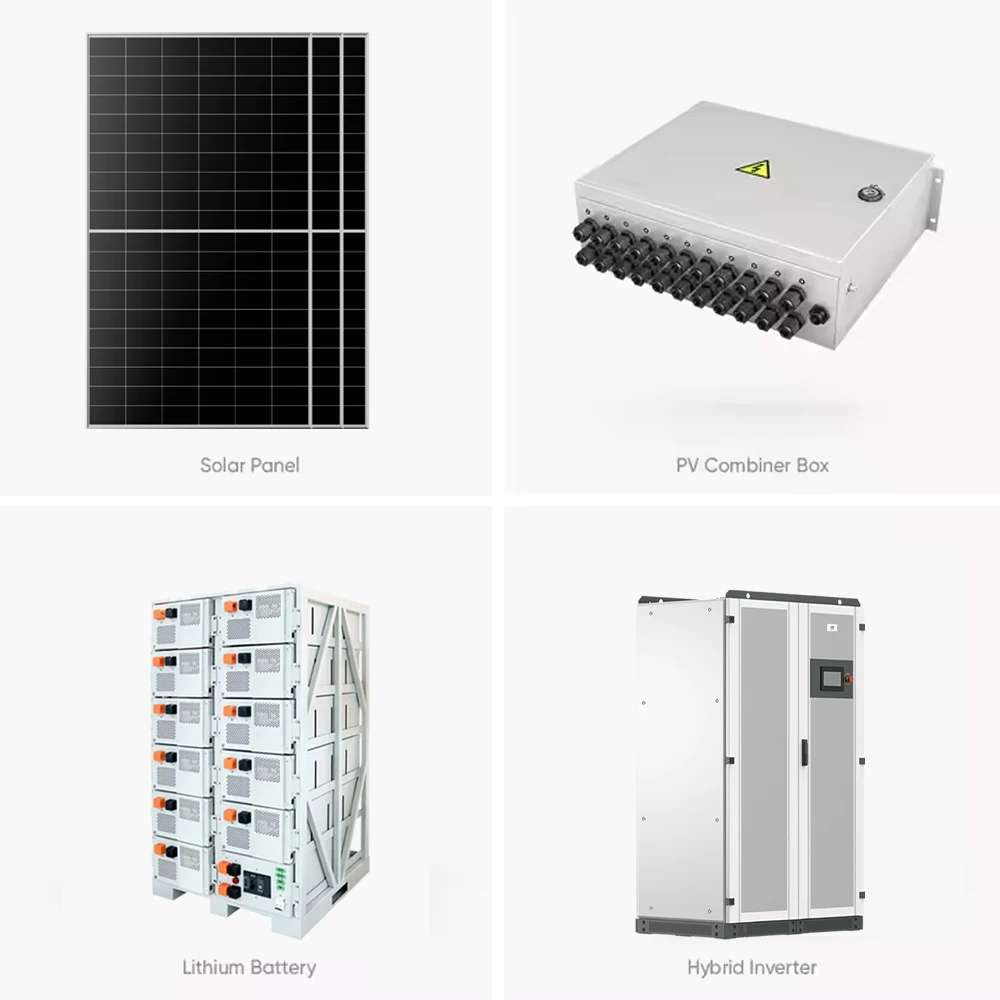 All-in-One Kit Complete Off-Grid Solar Energy System for Business 30kW 50kW 100kW Solar System