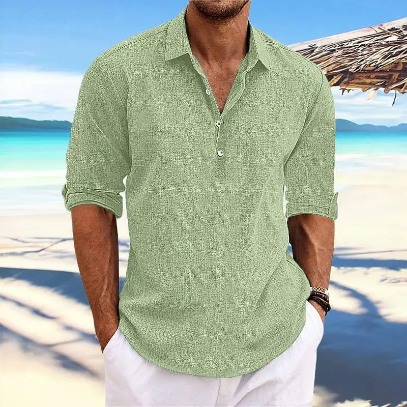 

Japanese Sle Loose Fit Pure Color Linen Long Sve irt Breathable Moisture ng Thin Autumn Youth Casual irt