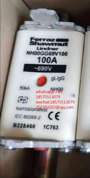 Fusible para NH00GG69V100 NH1GG69V200, nuevo, Original, 100A, 1 pieza