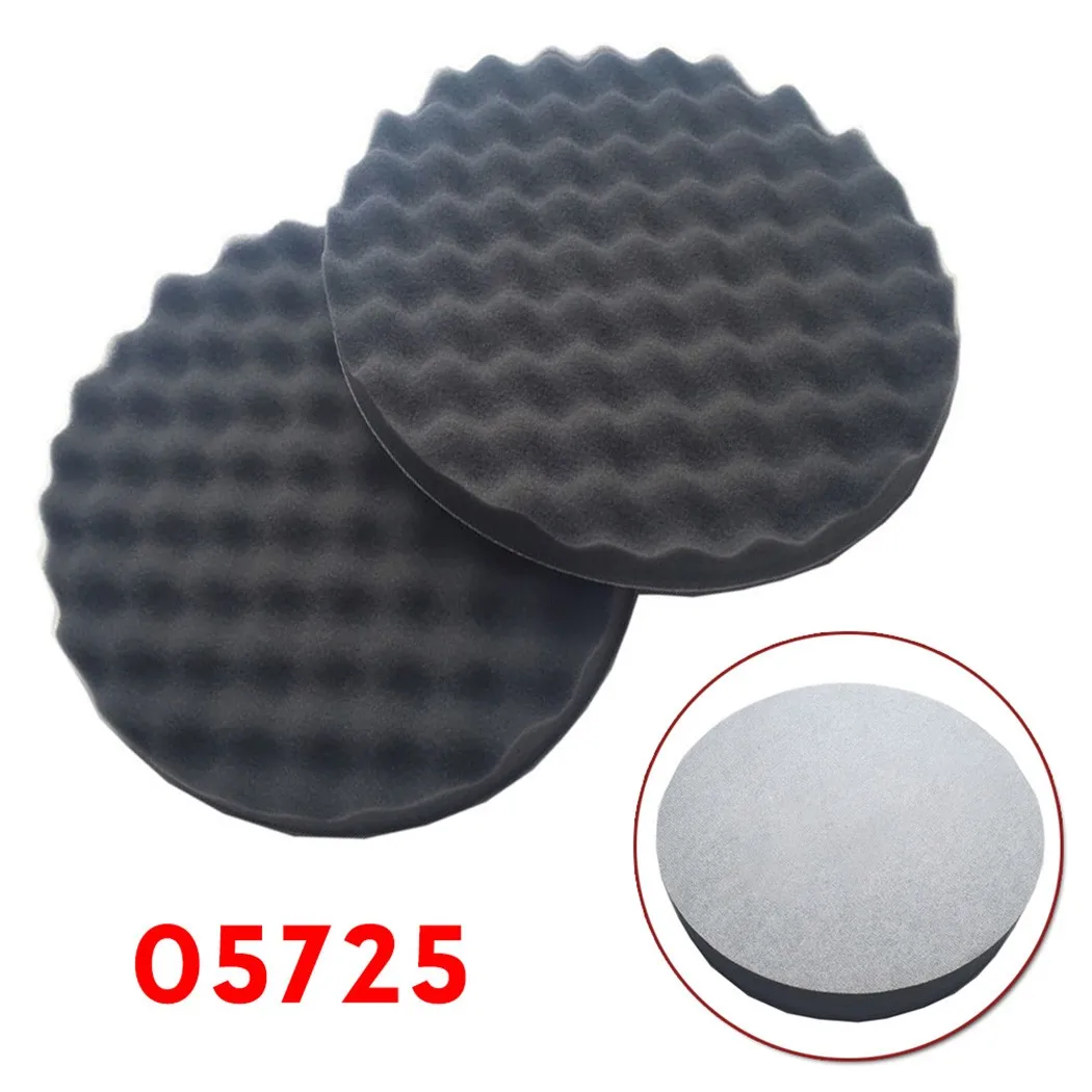 Replacement Foam Polishing Pad Tool 05725 2Pcs 8 Inch Auto Compounding Kit Single Sided Supplies New Parts Set