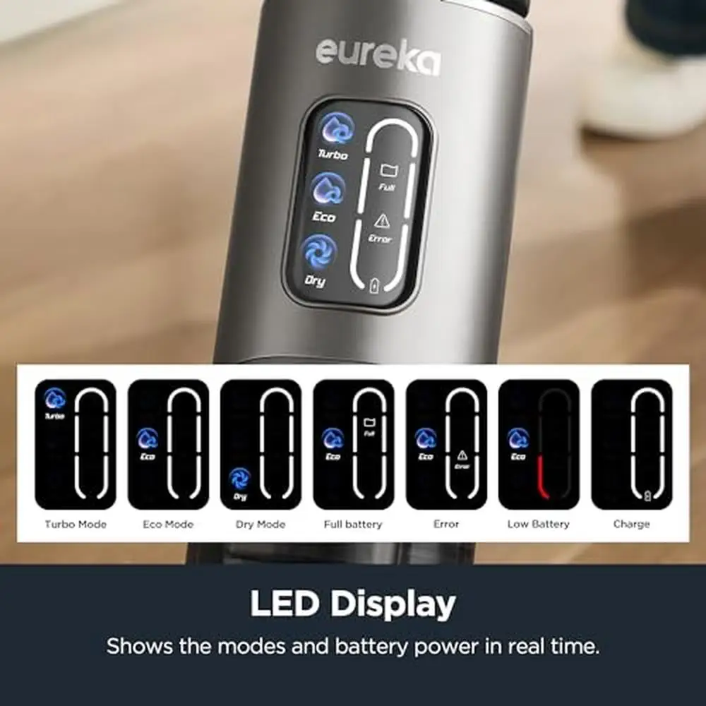 2-in-1 Cordless Wet and Dry Vacuum Cleaner Turbo Eco Modes Sticky Messes Pet Hair RapidWash NEW430BL