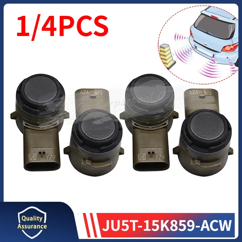 1/4PCS PDC Parking Sensor JU5T-15K859-ACW For Ford Focus IV Escape Kuga Explorer Expedition Mustang Transit-150 JU5T15K859ACW
