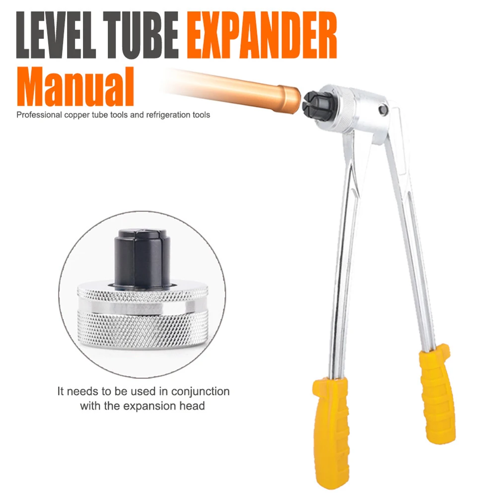 

Расширитель трубок от 10 до 42 мм, ручной инструмент для сантехники, HVAC, кондиционера, медь PEX, длинная ручка с набором матриц