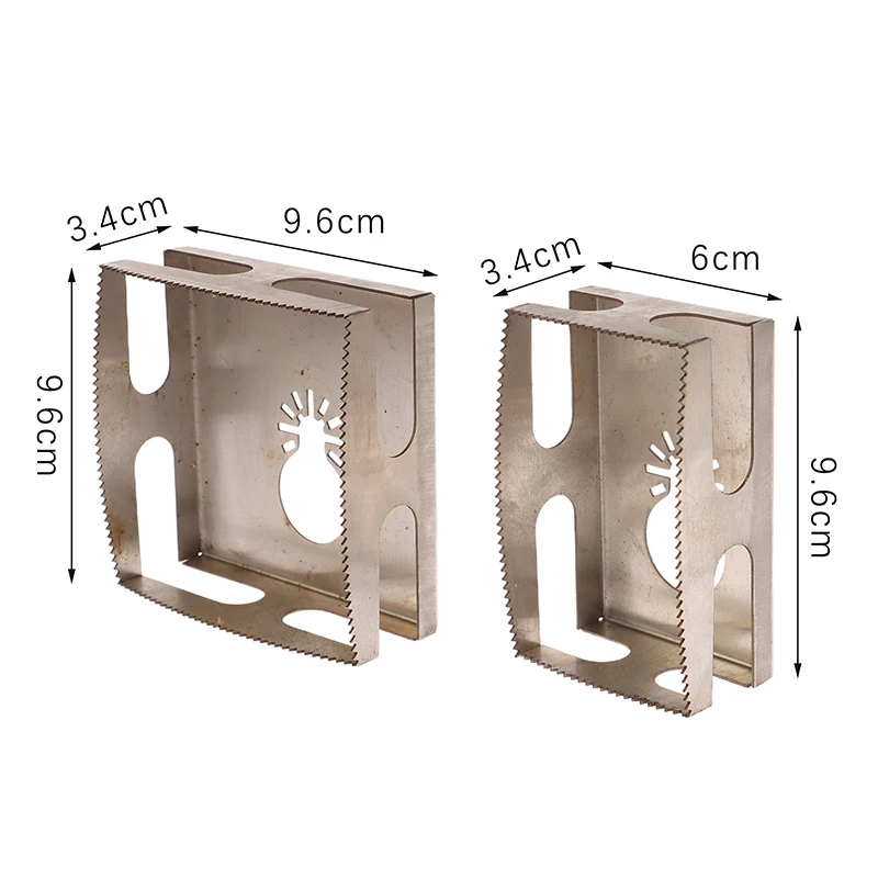 Oscillating Hole Saw Blade Square Rectangle Slot Cutter Woodworking Wall Box Wood Tool