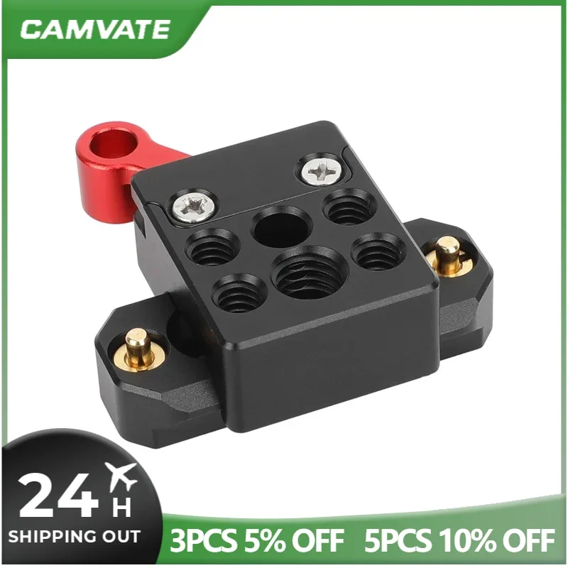 CAMVATE NATO Rail Clamp Quick Release Lever Lock Swat Rail Clamp With NATO Rail For Sony Canon Camera Monitor Accessories