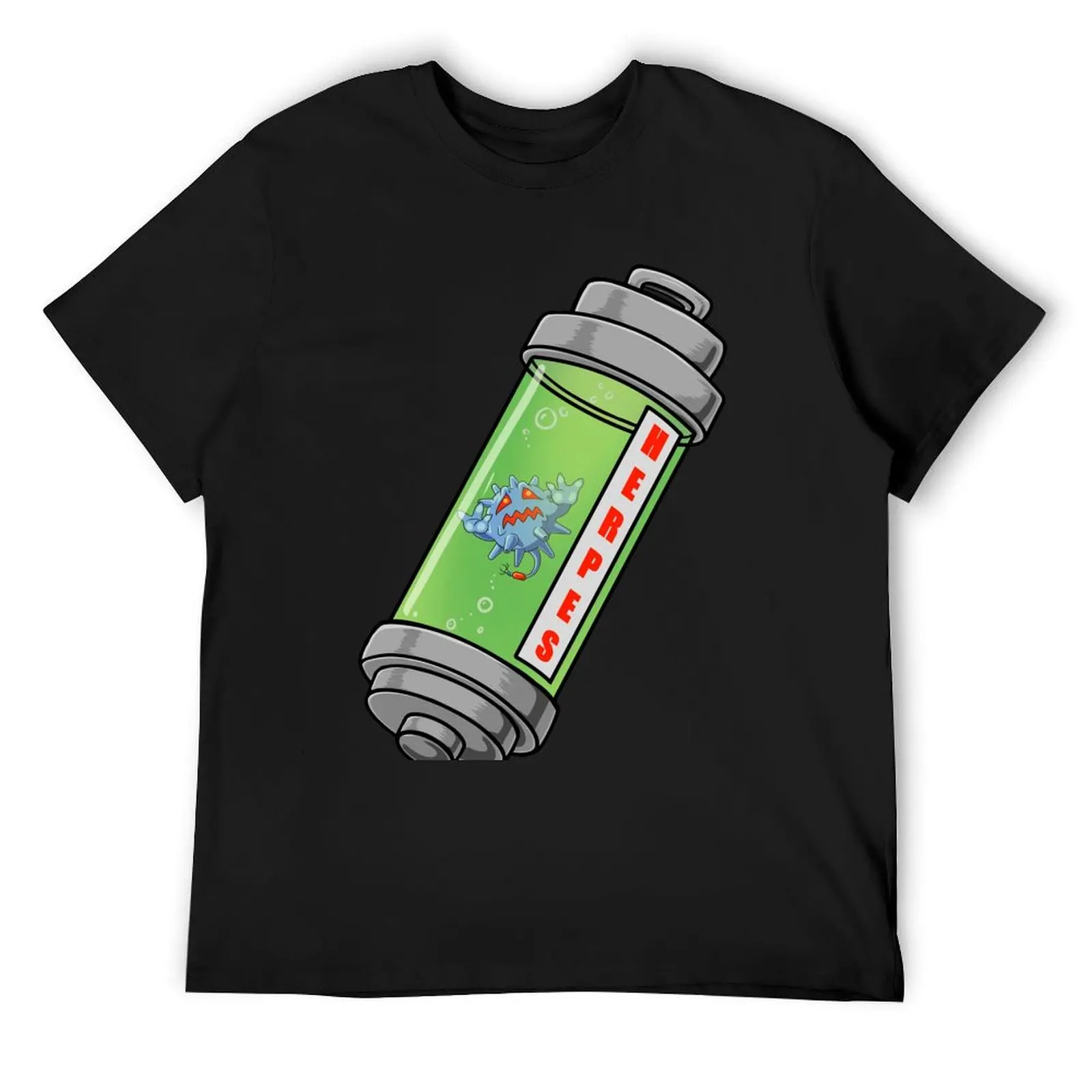 

Herpes Contained T-Shirt essential t shirt baggy shirts shirts graphic Men's t-shirt
