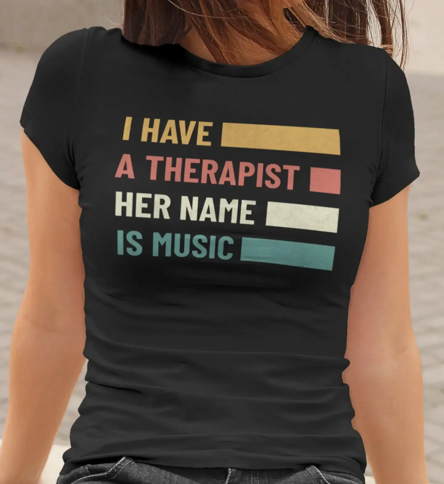 T Shirt For Music Lovers I Have A Therapist Her Name Is Unique Audiophiles Therapy Https Www Etsy Com Hk En Listing
