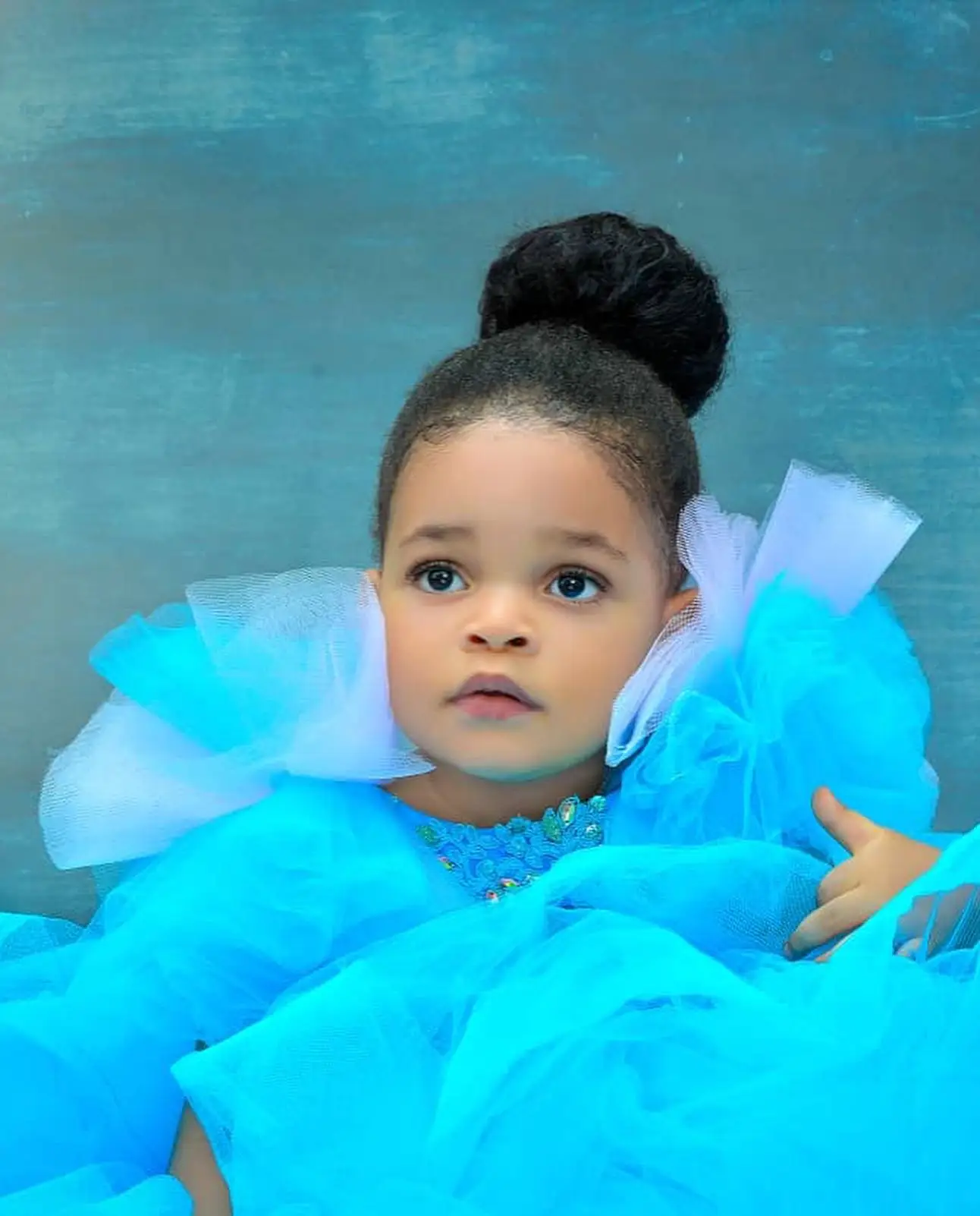 Robes de demoiselle d'honneur princesse bleues, robe de Rh, volants en tulle, petite fille personnalisée, reconstitution historique de Noël, anniversaire, robe de baptême