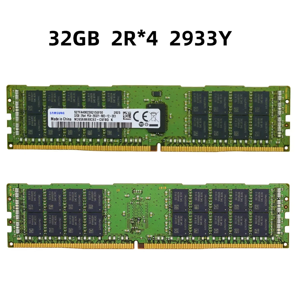 Imagem -03 - Samsung Ddr4 Ram 16gb 32gb Pc4 2133mhz 2400mhz 2666mhz 2933mhz 3200nhz Ecc Reg Suporte de Memória de Servidor X99 Placa-mãe Pcs