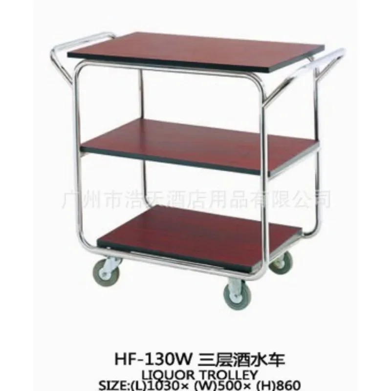 Specializing in the production of stainless steel, titanium and other hotel supplies, three-layer wine trucks