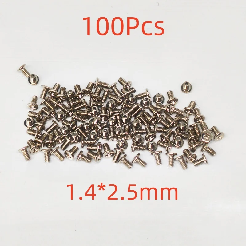 100PCS/Lot 2.5MM 3.0mm 3.5mm Screw For Samsung/Xiaomi/Lenovo/Moto/ASUS/TCL/Nokia OPPO/Vivo/LG/Redmi Honor Mobile Phone Screws