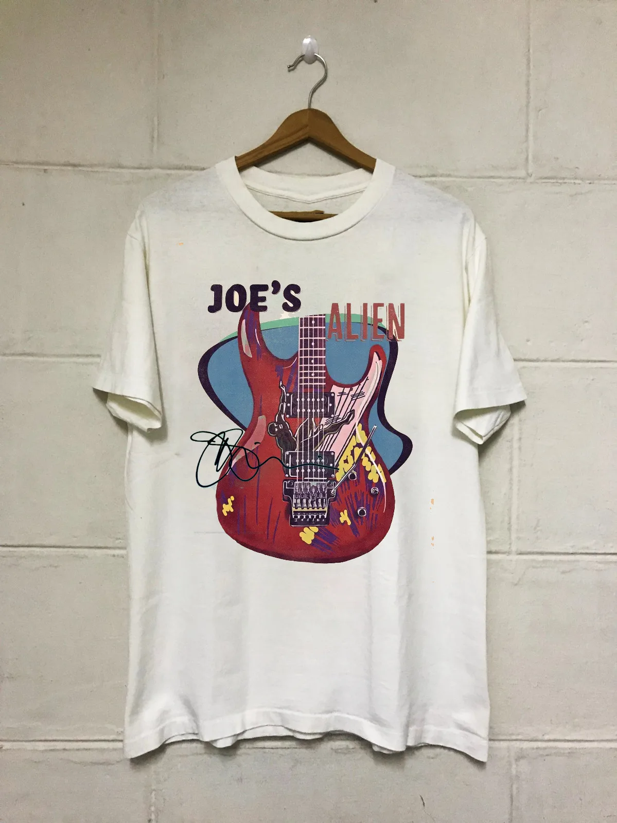 

Rarre Joe Satriani Singer Cotton Gift For Fan White S-2345XL Men T-Shirt TMB659