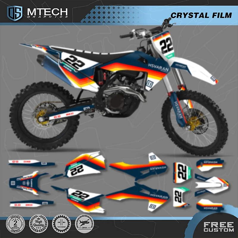 

Наборы наклеек с графикой DSMTECH для Husqvarna TE FE 2020-2023 TC FC 2019-2022 007