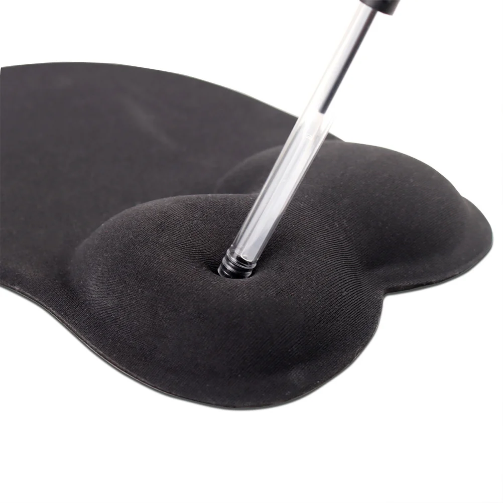 

Ergonomic Gel Wrist Support Mouse Pad Premium Resin Material Non Skid Soft Surface Reduce Wrist Fatigue Computer Office Laptop