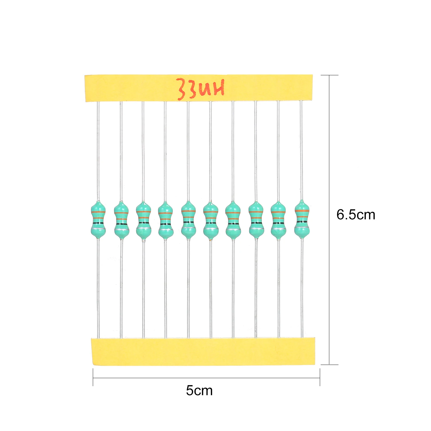 Inductor 200Pcs φ0510 DIP Chromatic Ring Inductor Assortment Kit Set Tolerance ±10% Power 1W 20 Inductance