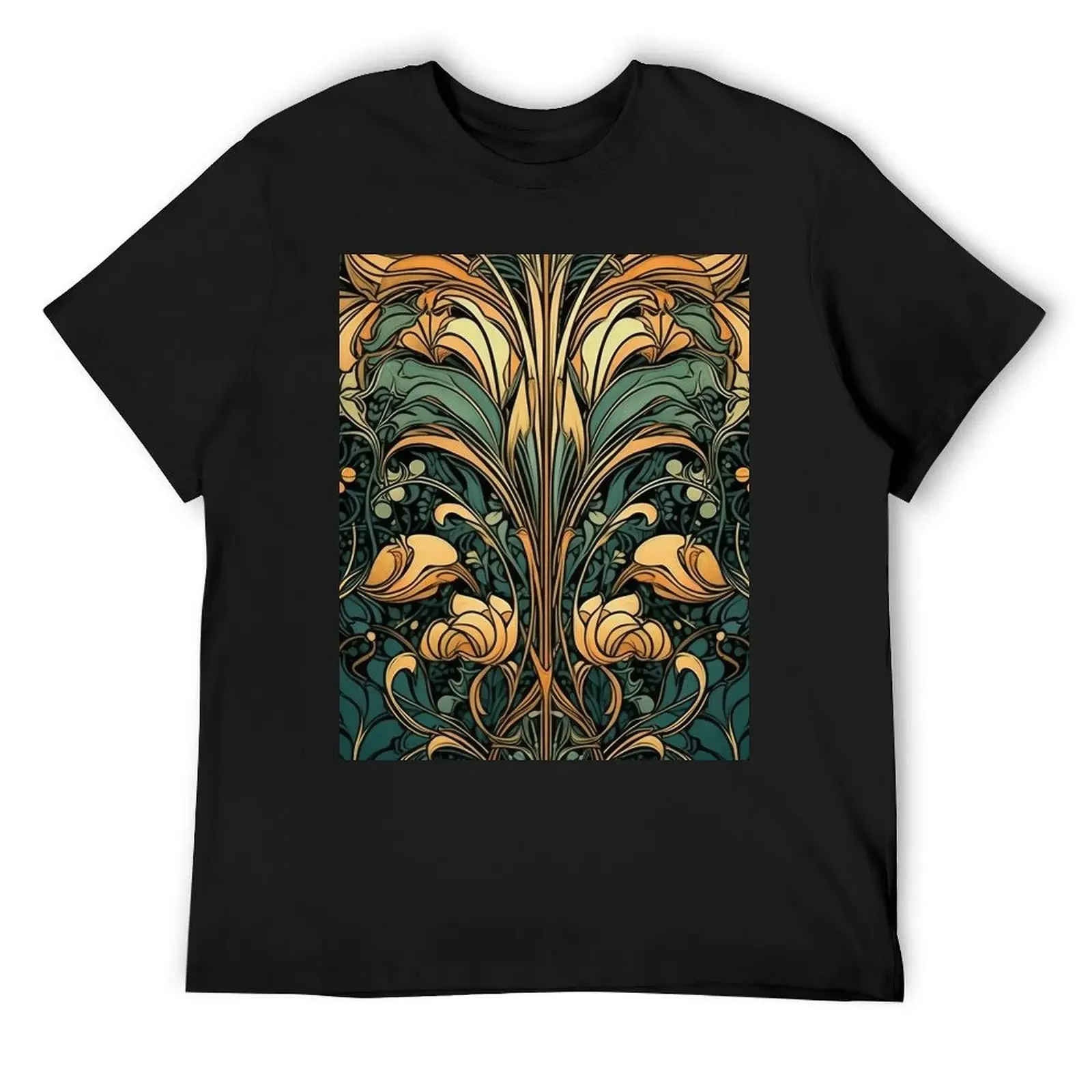 Art Nouveau / Art Nouveau T-Shirt plus size tops plus sizes cute tops heavy weight t shirts for men