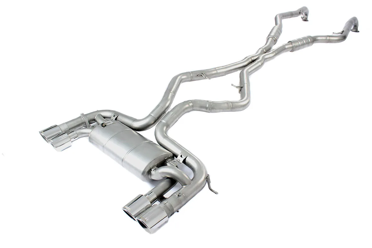 High Performance Tuning Exhaust Pipes for  X5m/x6m 4.4t Ss304 Catback Downpipe System Exhaust Pipe Muffler Escape Exhaust