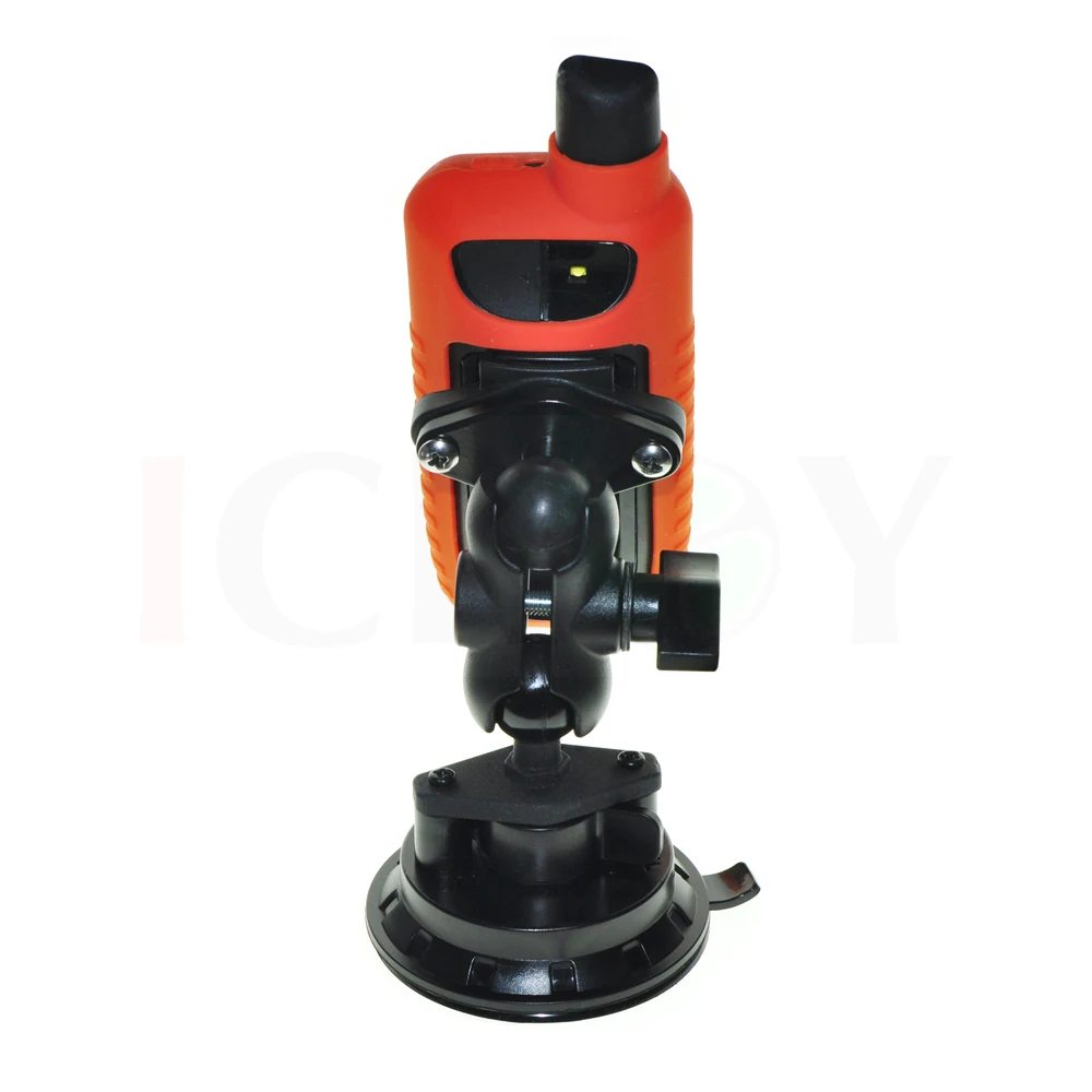 Silicone Case +Double Socket Arm + Twist Lock Suction Cup+ Ball Mount Bracket Holder Base for Garmin GPSMAP 66S 66ST 66i 66SR 66