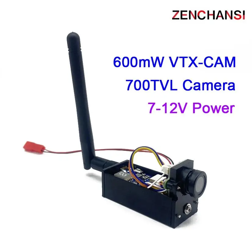 TS5823 Pro Micro 5.8G 600mW 40CH Transmitter and FPV Mini Digital Video Camera 700TVL Line 1.4mm lens For RC qulticopter part