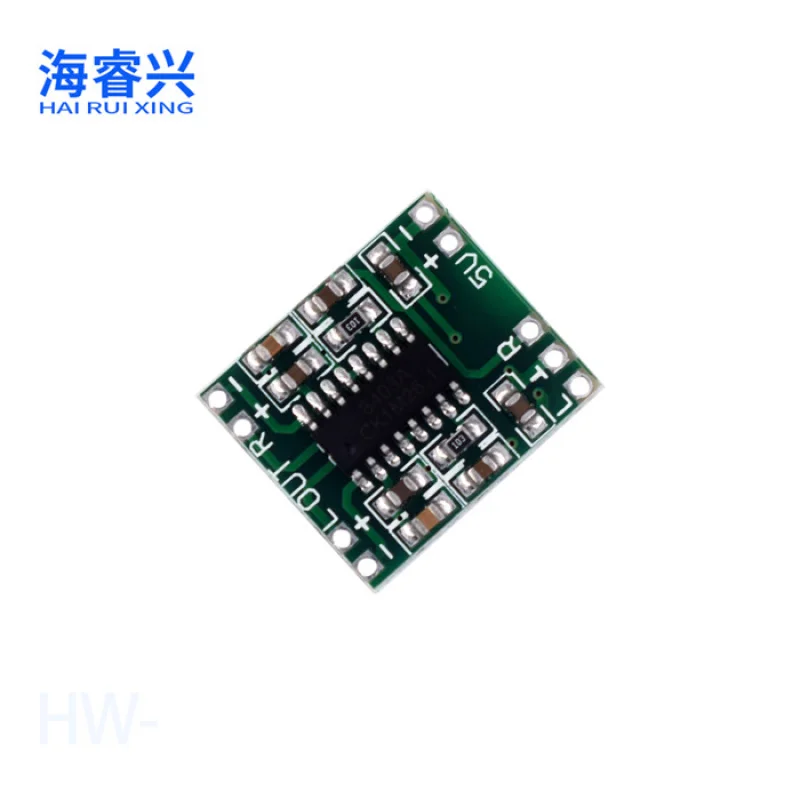 Ultra-Miniature Digital Amplifier Board 2*3W DClass PAM8403Amplifier Board 2.5～5V YesUSBPower Supply