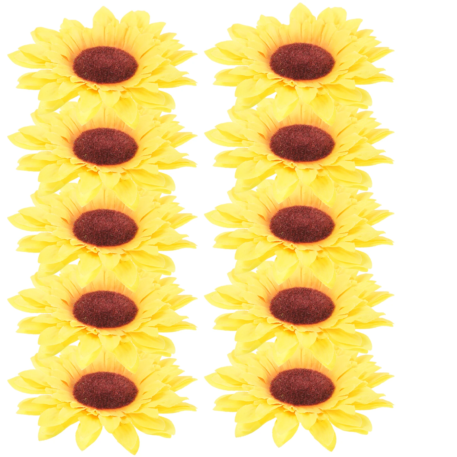 

10 Pcs Hair Hairpin Girls Accessories Cartoon Decorations Daily Wearing Party Sunflower Hair Clip Hairstyle Clip