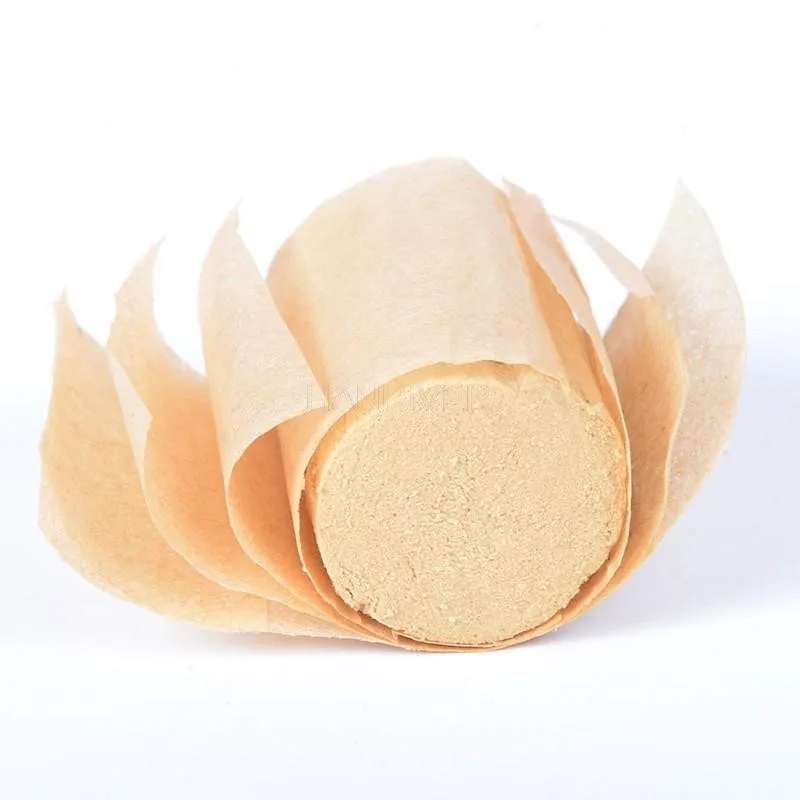 54pcs/box 50:1 Pure Gold Moxa Stick Roll Lengthening Thickening Chinese Herb Moxibustion Meridian Heat Therapy Burner