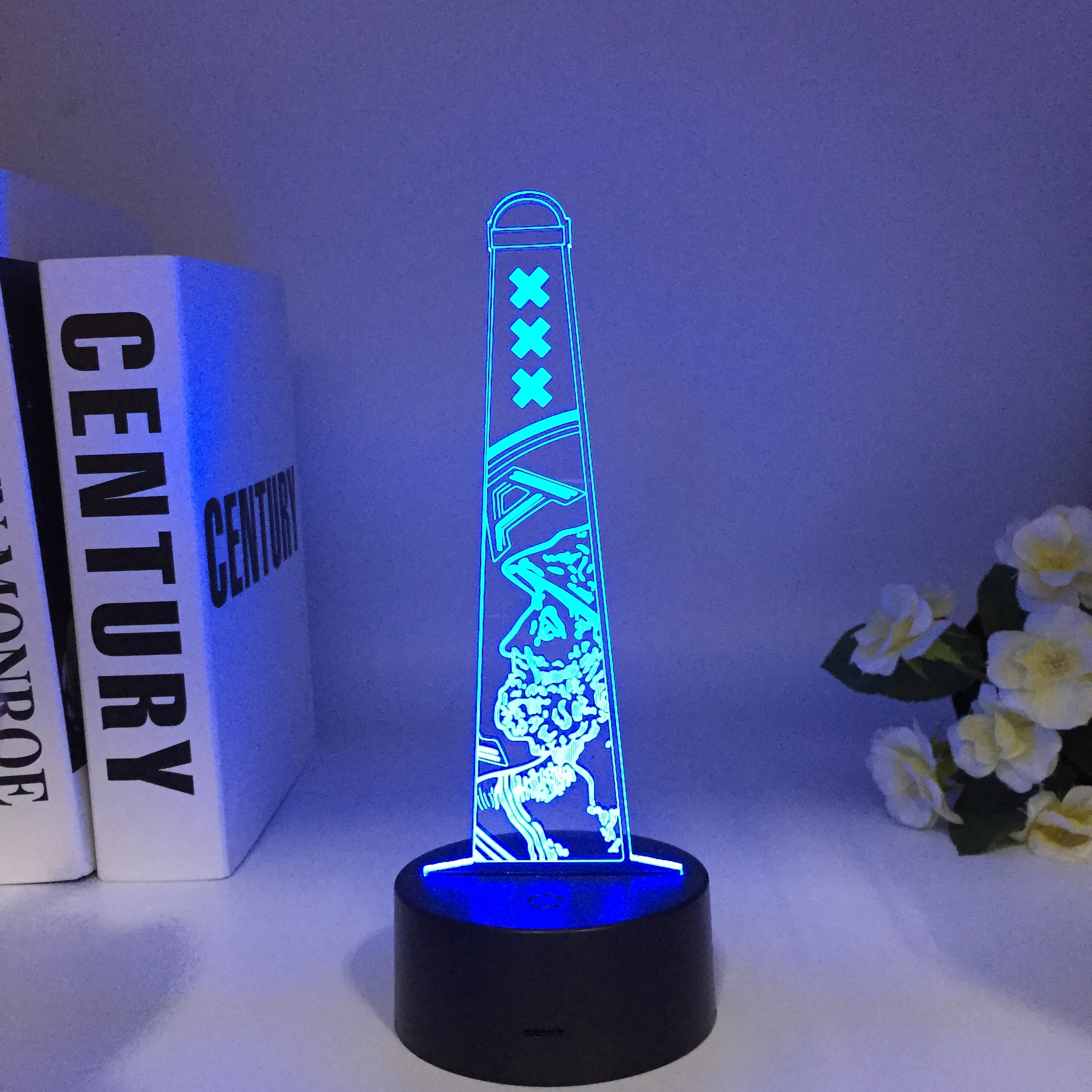 Antico egitto Anubis Arylic 3D lampada LED Night Light Illusion 7 colori cambiati regalo giocattolo di natale USB Light Friends Gift Home Decor