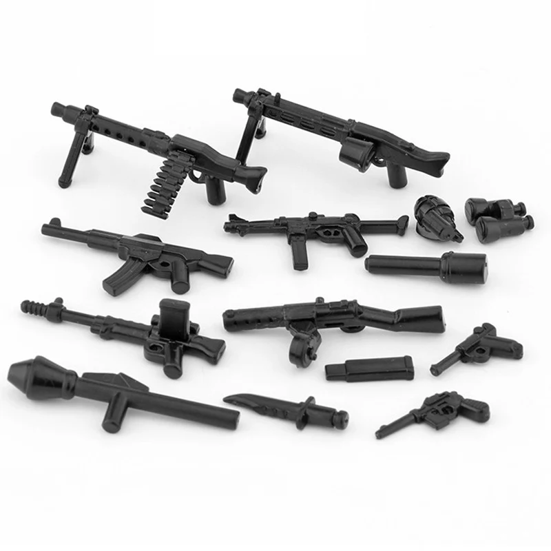 Militär Armee Soldat Figuren Bausteine WW2 Deutsches Medizinisches Korps Zombie Infanterie Waffen Helm Mini Ziegel Kinderspielzeug