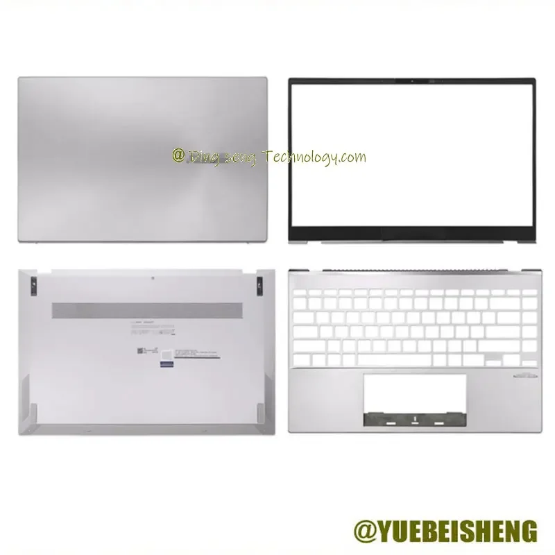 New/Org For ASUS ZenBook 14 UX425 UX425J UX425JA U4700J LCD Back Cover /Front Bezel /Palmrest upper cover /Bottom Case,Silver