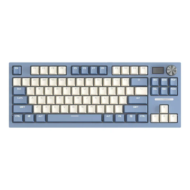 Imagem -06 - Rgb Teclado Mecânico 84 Chave Hot-swappable Modo 2.4g Bt5.0 Tipo-c com Fio Faça Você Mesmo Diy Lt84