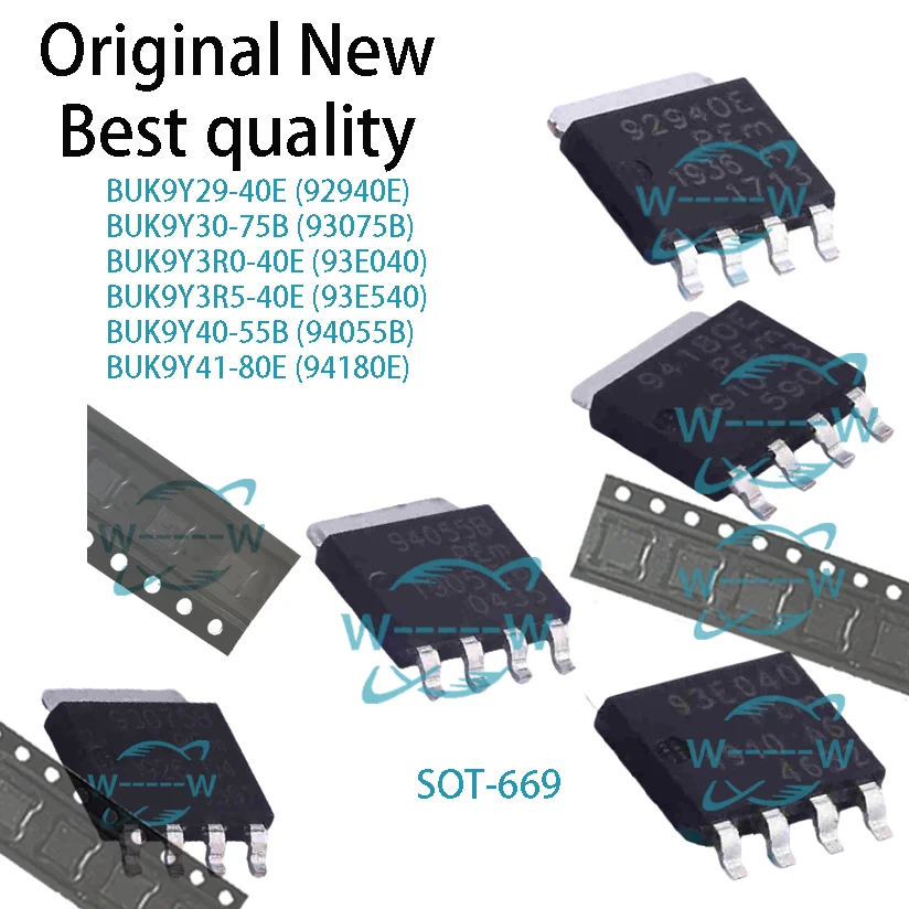 (5-30PCS) BUK9Y29-40E 92940E BUK9Y30-75B 93075B BUK9Y3R0-40E 93E040 BUK9Y3R5-40E 93E540 BUK9Y40-55B 94055B BUK9Y41-80E 94180E IC