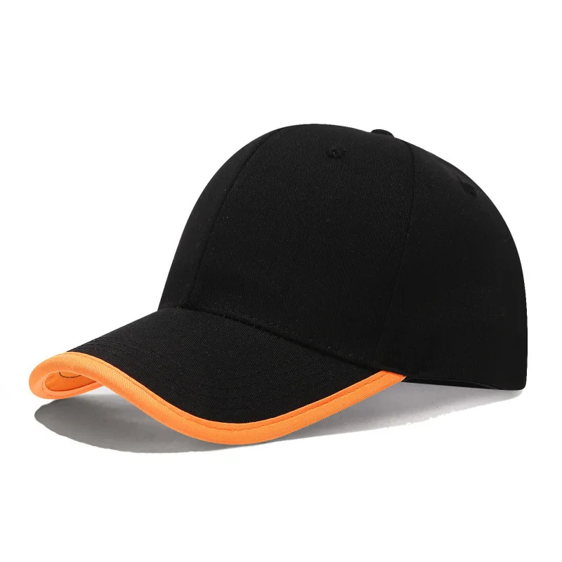 One Piece Custom Logo Baseball Cap for Men Women Fashion Embroidery Letter Snapback Sun Hat Cotton Design Gorras