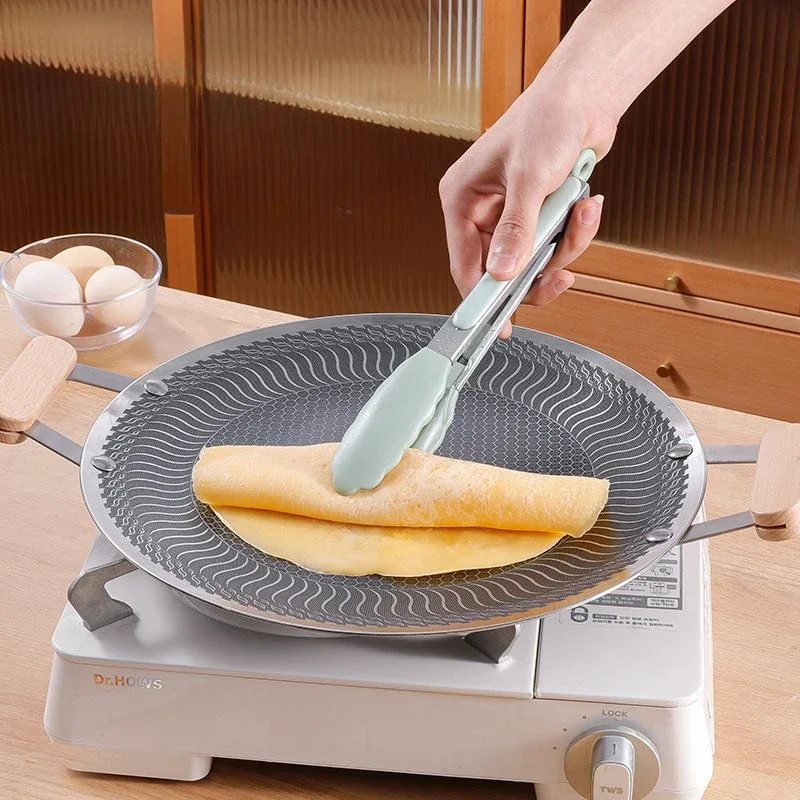 

Outdoor Camping Barbecue Grill Plate 316L Stainless Steel Cooking Plate BBQ Nonstick Frying Plate Thickened Bottom