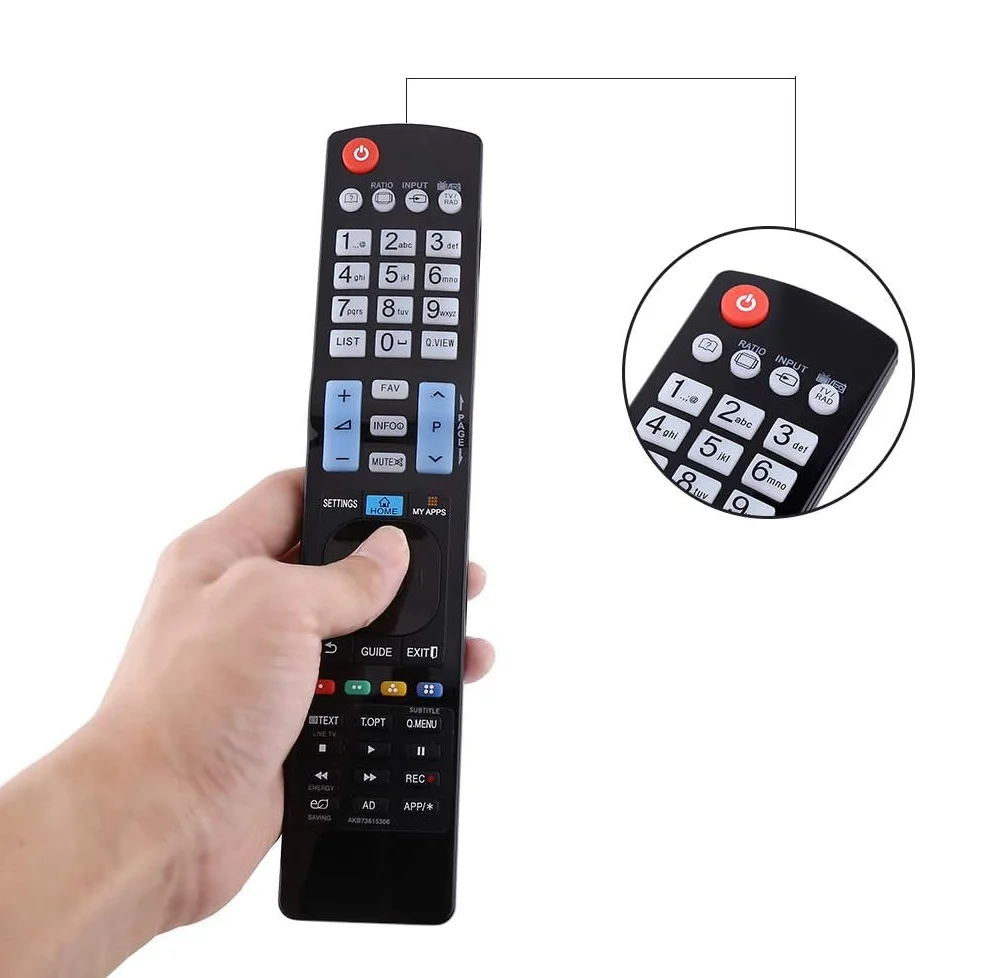 بديل جهاز التحكم عن بعد العالمي Akb73615306 للتلفزيون الذكي Lg Led