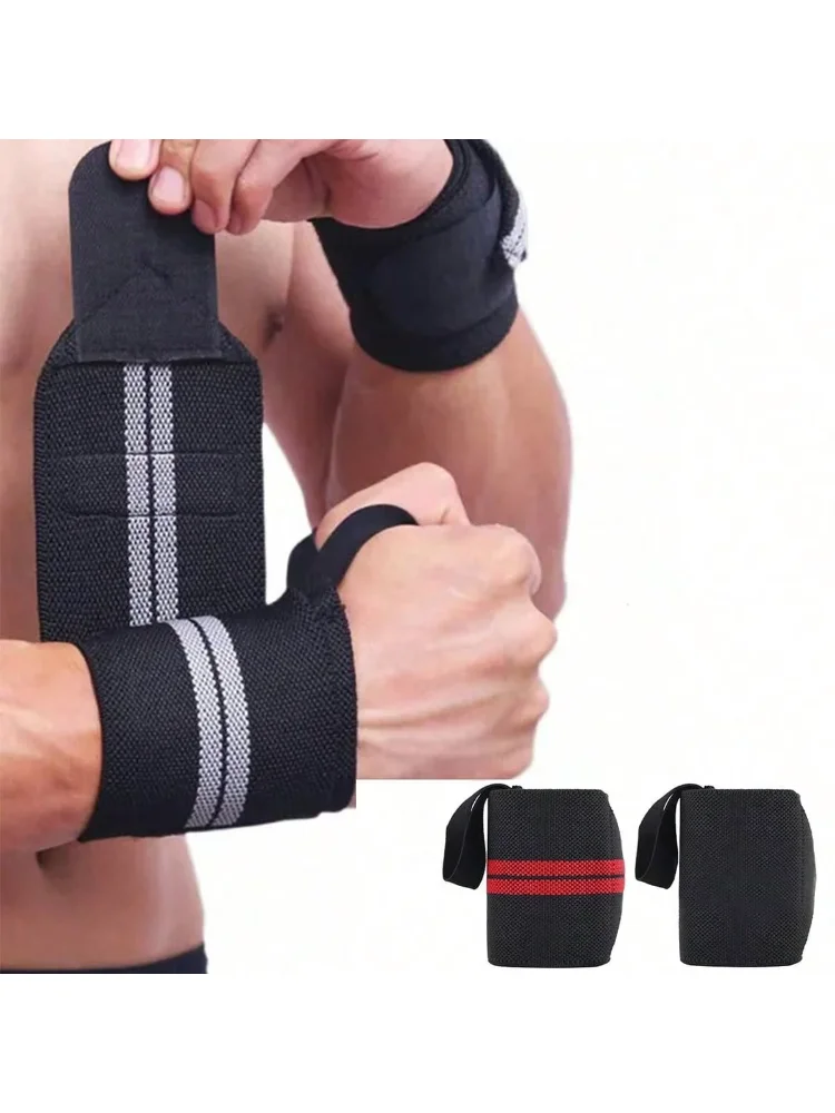 2 ชิ้น สายรัดข้อมือแบบยืดหยุ่น - Wrist Wraps Weightlifting Support บทวิจารณ์และราคา
