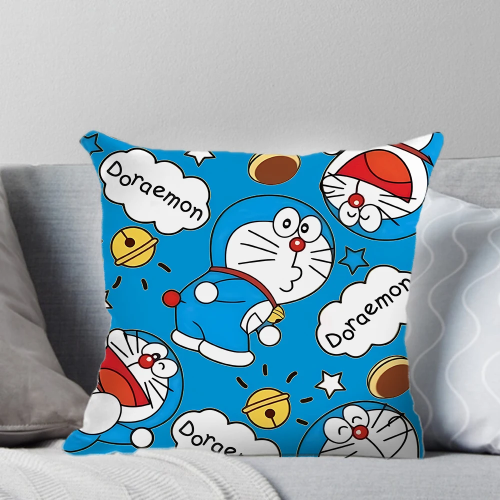 Kawaii Doraemons Pillow Cases Cartoon Anime Pillow Covers Cute Print Pillow Cases Bedroom Room Home Decoration Kid Birthday Gift