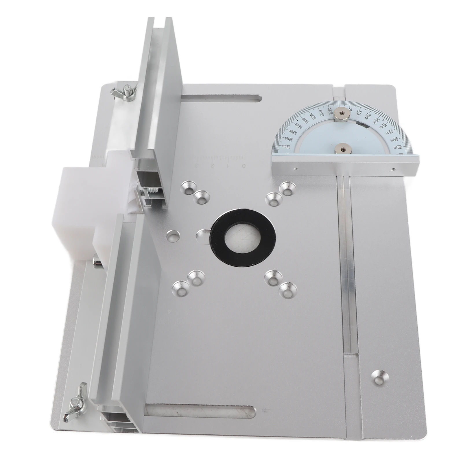Router Table Insert Plate Aluminum Alloy Wood Milling Flip Board Trimming Machine Engraving Auxiliary Tool Table Saw Woodworking