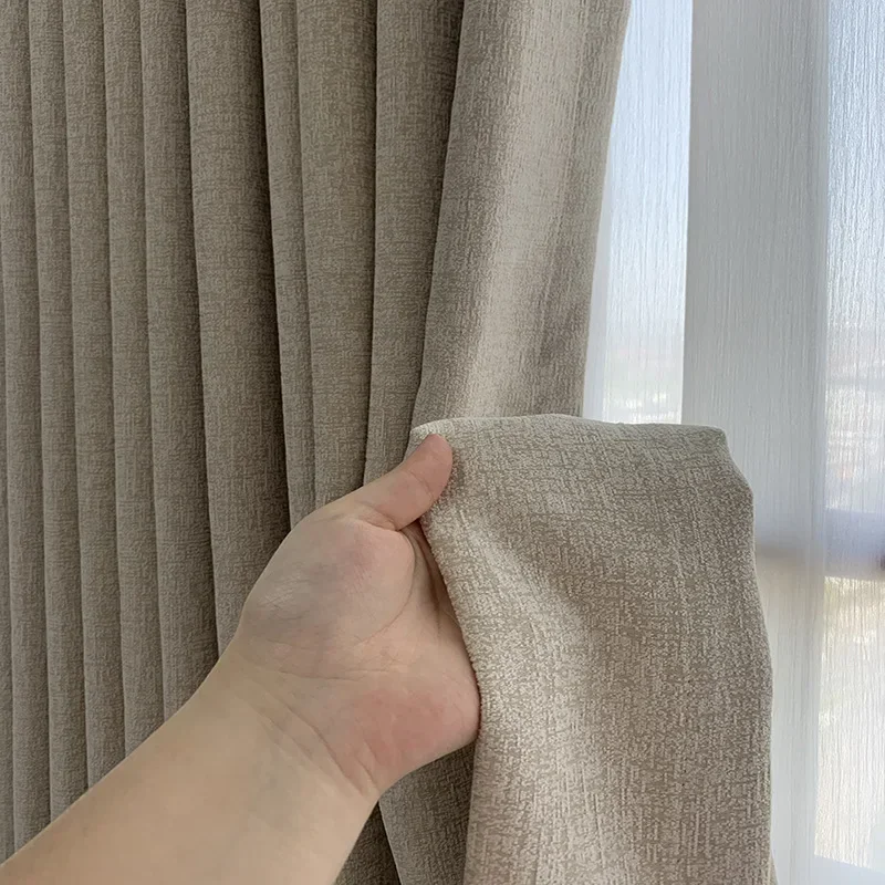 

Blackout Curtains for Living Room Thermal Insulated Velvet Bedroom Curtain Sound Reduce Drapes Customs Size