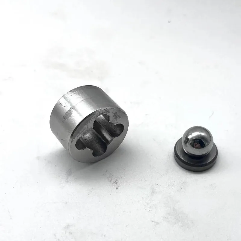 5set Airless Paint Sprayer Pump Parts Ball Guide with Cover Alloy Sheet Fits 704703 for Tatan 440 450 Paint Sprayer Pump