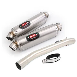 For Suzuki Bandit 600 GSF 600 1995-2006 Exhaust Pipe Motorcycle Exhaust Mid Link Tube System Slip On Muffler Vent Tip DB Killer