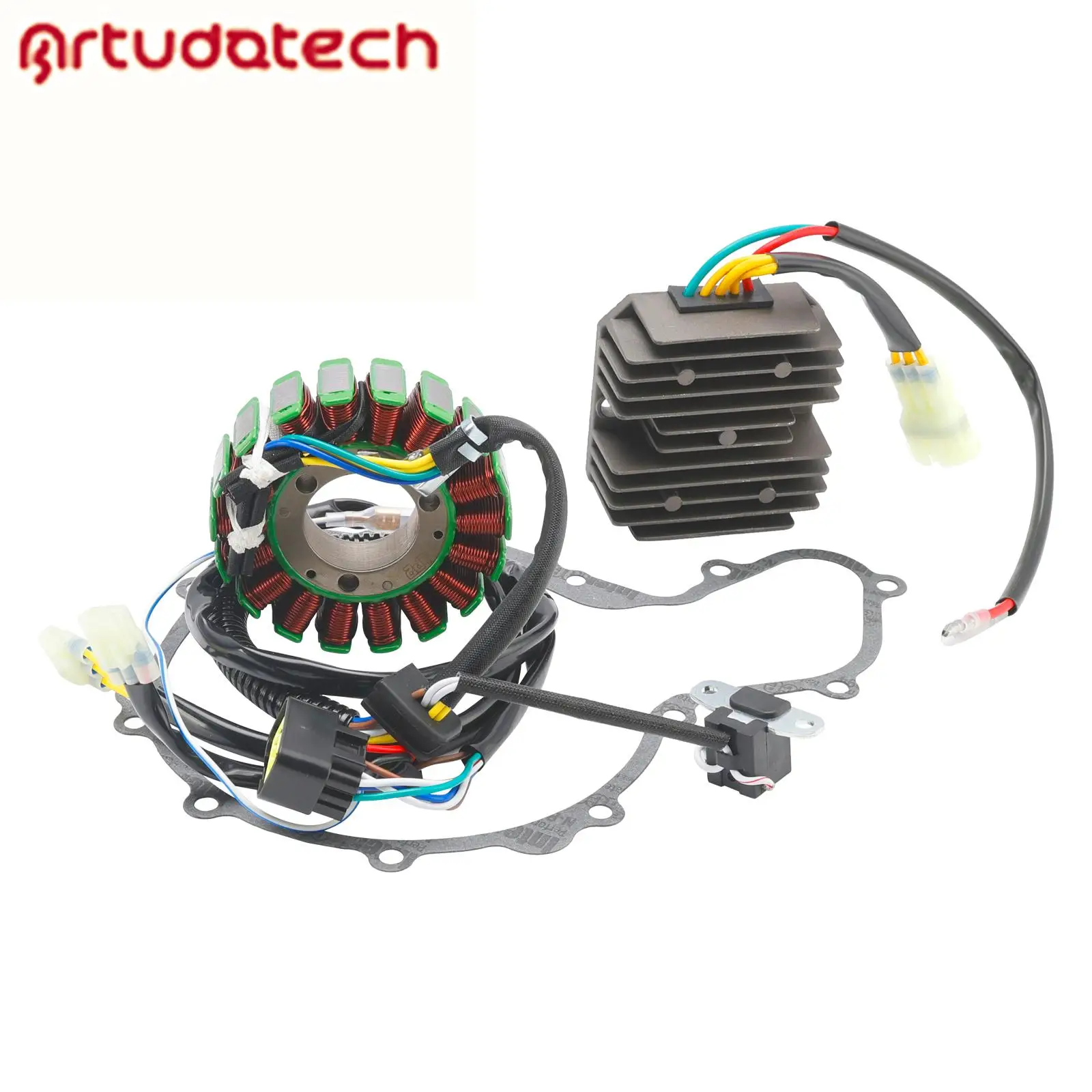 STATOR GENERATOR + VOLTAGE REGULATOR + GASKET FOR ADLY HURRICANE 450 S SM 500S