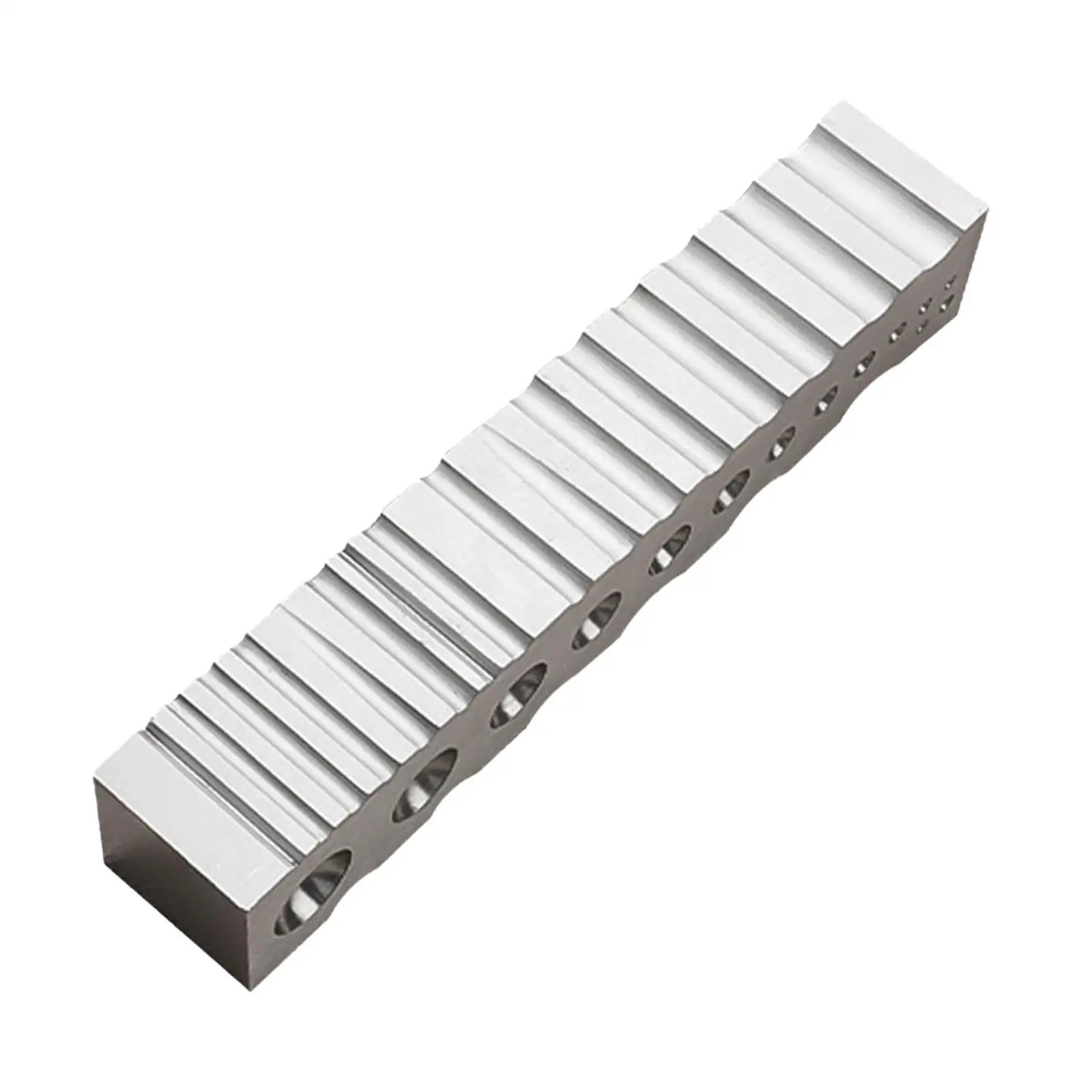 Swage Block Multifunctional Iron Metal Forming Block for Thin Bracelet Rings Rectangle