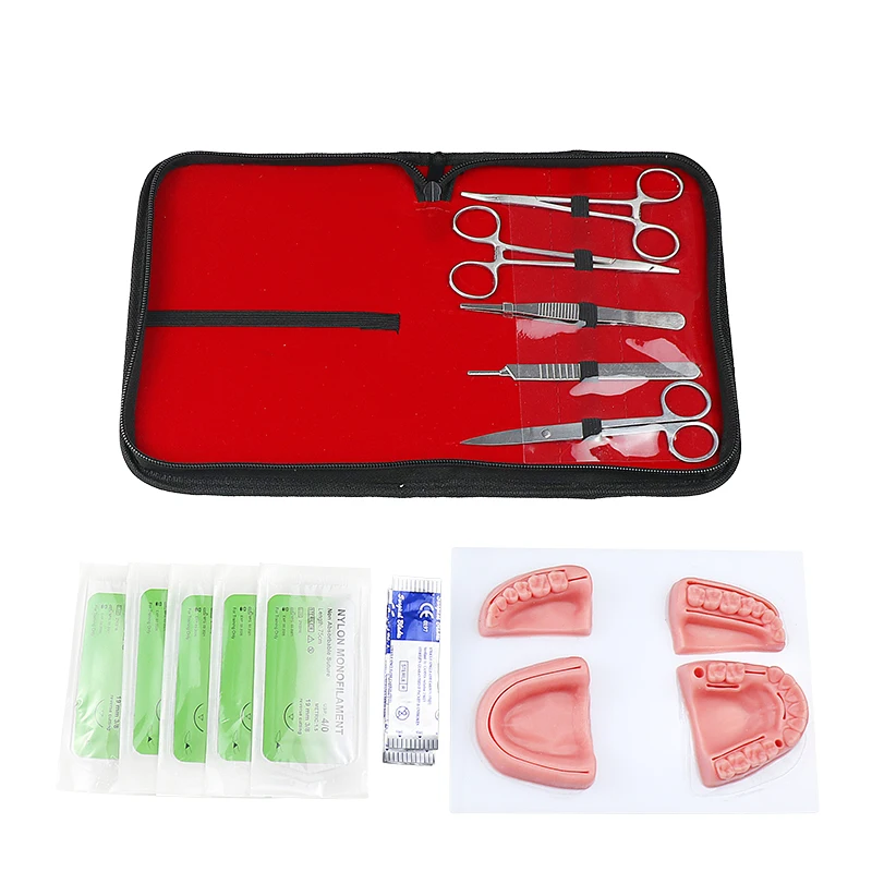 

Медицинская оральная модель, Тренировочный Набор для шва кожи, обучающая модель для доктора, стоматологические материалы