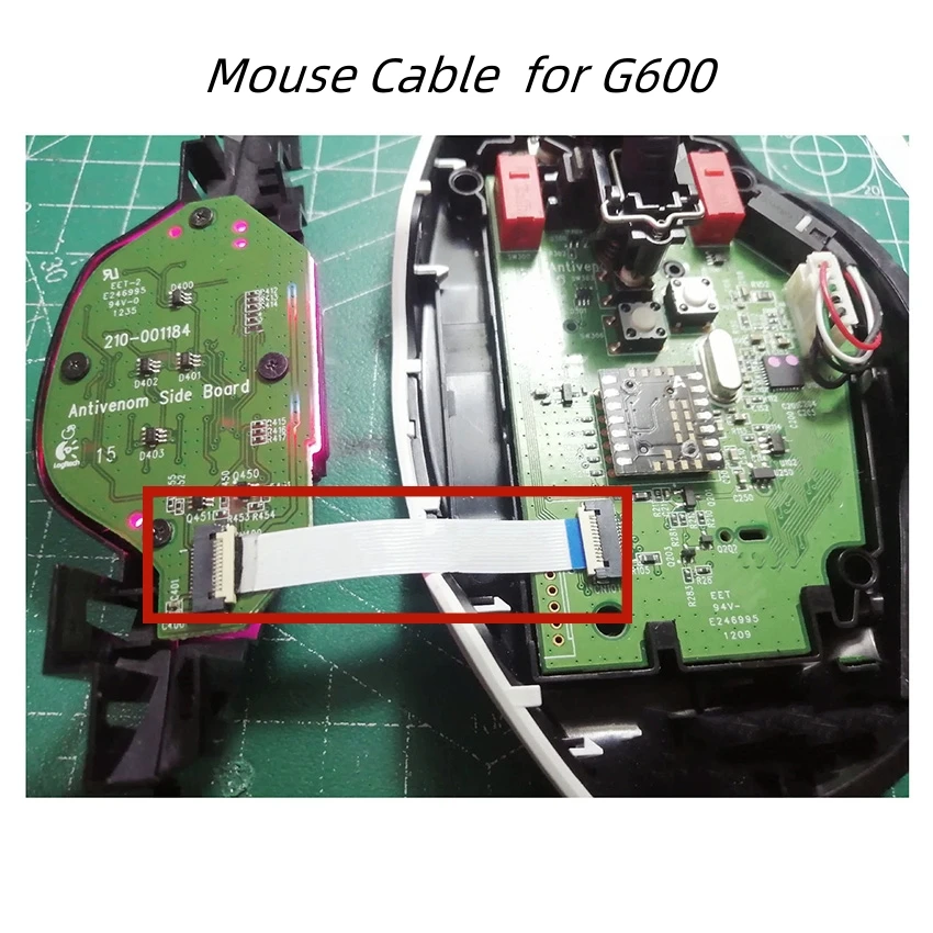

For G600 60mm Mouse Cable Mouse Replacement Repair Accessories