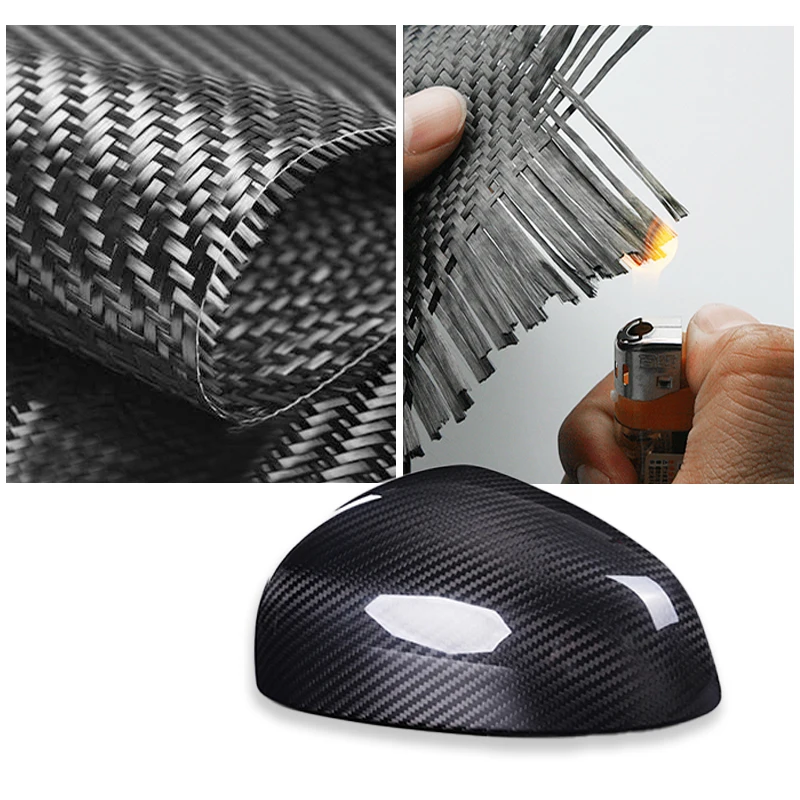 Car Carbon Fiber Rear View Mirror Shell Protection Decoration For For Smart 453 Fortwo Forfour Car Accessories Exterior