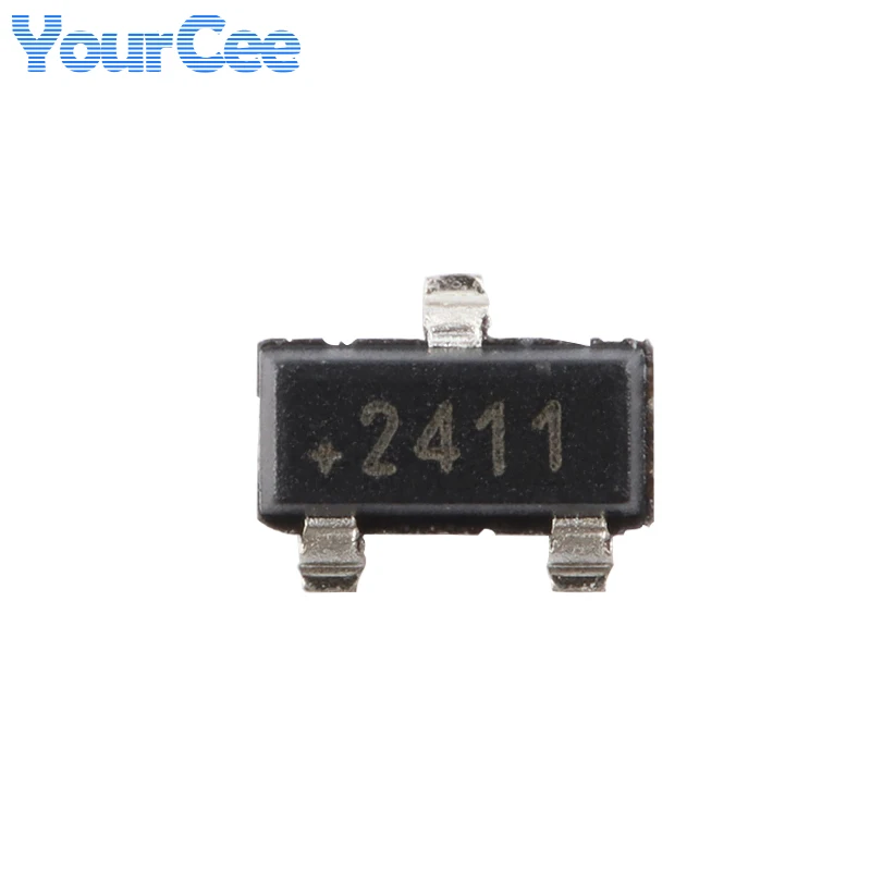 10PCS/2PCS DS2411 DS2411R+T&R SOT-23 DS2401Z+T&R Silicon Serial Number With VCC Input Electronic Registration Code Chip IC