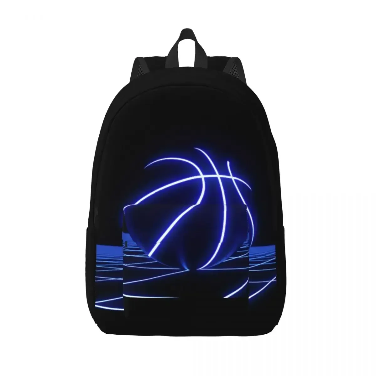 

Cool Basketball Backpack Print Male Polyester Outdoor Style Backpacks Big Leisure High School Bags Rucksack for Hiking