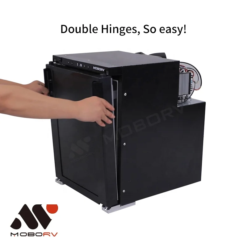 2023 MOBORV Hot Sale 50L Slim Compressor Fridge 12/24V DC/AC220V RV Motorhome Camper Van Conversion