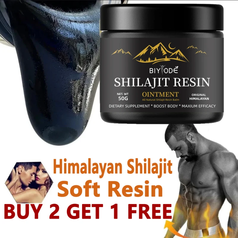 50-150g Organic Authentic Himalayan SHILAJIT Soft Resin Natural Premium Resin Body Care Lab Fulvic Acid Tested