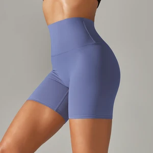 Yoga -Shorts für Frauen, hohe Taille, eng, schnelles Trocknen, Sport, Fitnessstudio, Training, Fitnessstudio 6 Damenbekleidung für die freie Marktkleidung - №2 - №2